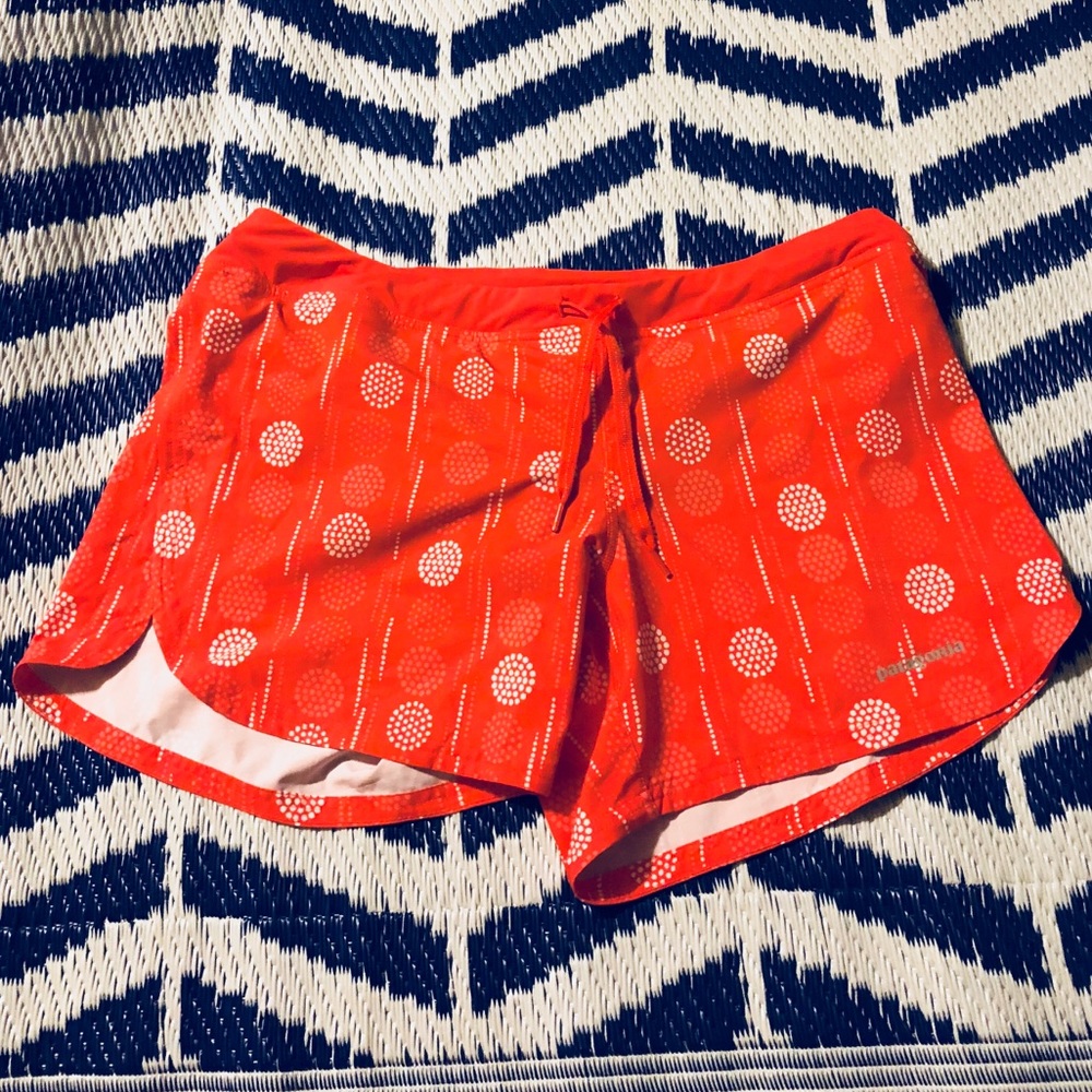 Patagonia Polyester Spandex Swim Shorts Sz L Coral